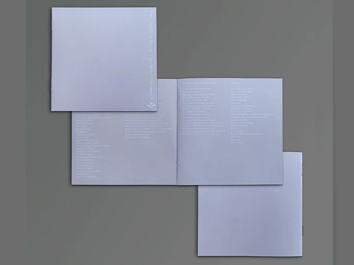 Phew and Danielle de Picciotto - Paper Masks - Image 6